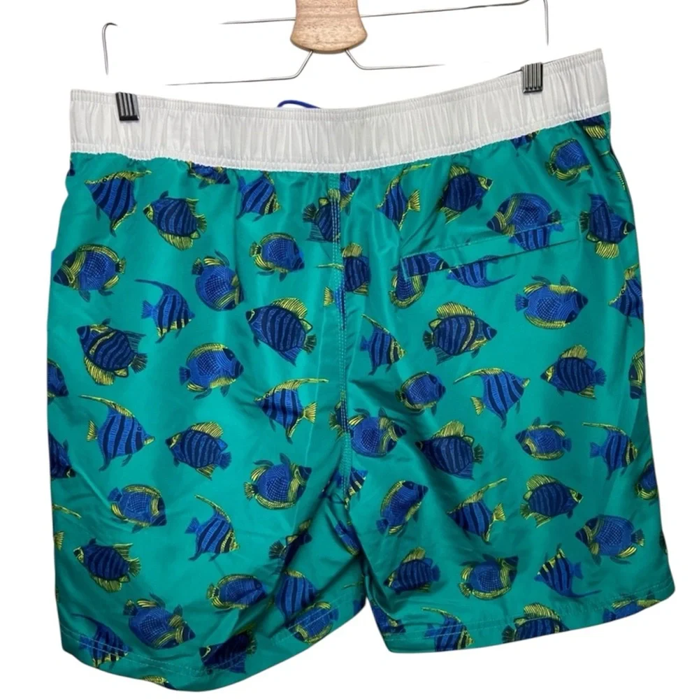 NAUTICA Blue Sail Fish Swim Trunk